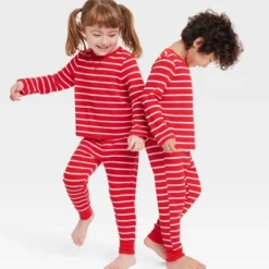 Toddler Striped Matching Family Thermal Pajama Set - Wondershop™ Red -Wondershop GUEST 0cabbeb5 9fd3 430d a3d4 893358beb74b
