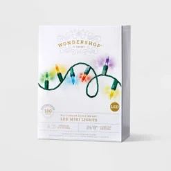100ct LED Super Bright Mini Christmas String Lights Multicolor With Green Wire - Wondershop™ -Wondershop GUEST 0eb5b434 d369 4449 badc 3947cfb19d5d