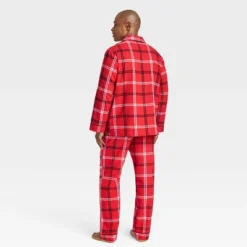 Men's Plaid Flannel Matching Family Pajama Set - Wondershop™ Red
