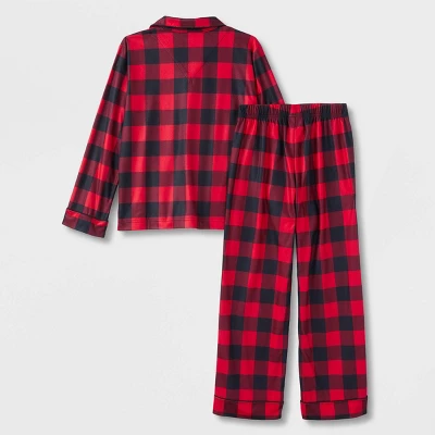 Kids' Buffalo Check Matching Family Pajama Set - Wondershop™ Red 2 Kids' Buffalo Check Matching Family Pajama Set - Wondershop™ Red - Image 2