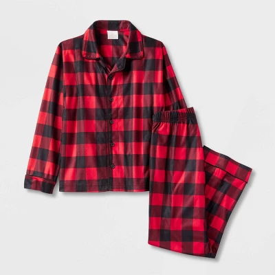 Kids' Buffalo Check Matching Family Pajama Set - Wondershop™ Red 1 Kids' Buffalo Check Matching Family Pajama Set - Wondershop™ Red