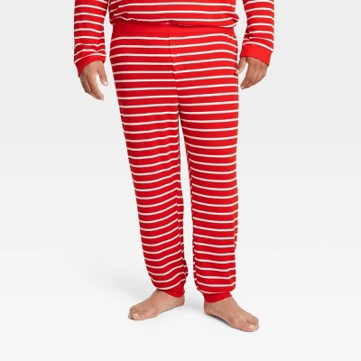 Men's Striped Matching Family Thermal Pajama Pants - Wondershop™ Red 5 Men's Striped Matching Family Thermal Pajama Pants - Wondershop™ Red - Image 5