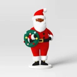 22" Fabric Santa Sculpture Holding Wreath - Wondershop™ Red/White 5 22" Fabric Santa Sculpture Holding Wreath - Wondershop™ Red/White -Wondershop GUEST 37597653 35cb 4d75 aed0 b085fa7c2499