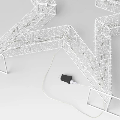 36" LED Crystal Ice Star Christmas Novelty Sculpture Light Warm White Lights - Wondershop™ 3 36" LED Crystal Ice Star Christmas Novelty Sculpture Light Warm White Lights - Wondershop™ - Image 3