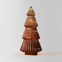 14.75" Battery Operated Lit Glass Christmas Tree Sculpture - Wondershop™ 9 14.75" Battery Operated Lit Glass Christmas Tree Sculpture - Wondershop™ -Wondershop GUEST 4a67b46b 6940 4ff8 9fdb 3f919a169722