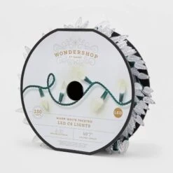 150ct LED C6 Faceted Christmas String Lights Warm White With Green Wire - Wondershop™ -Wondershop GUEST 4e8a973f 4069 4103 953f ada47226f55f