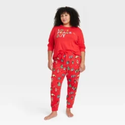 Women's Holiday City Matching Family Pajama Set - Wondershop™ With Frances Marina Smith Red -Wondershop GUEST 5804e895 8413 4bd0 9c1e 149e63d83399