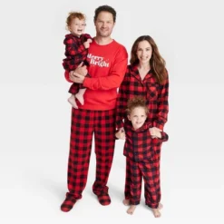 Kids' Buffalo Check Matching Family Robe - Wondershop™ Red -Wondershop GUEST 5f5f25b1 2e78 46de 883f 926583c529ce 5