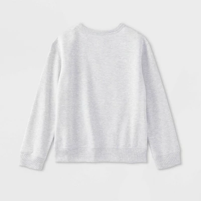 Kids' Team Holiday Spirit Matching Family Sweatshirt - Wondershop™ Gray 2 Kids' Team Holiday Spirit Matching Family Sweatshirt - Wondershop™ Gray - Image 2