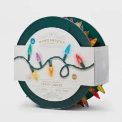 150ct LED C6 Faceted Christmas String Lights Spool Multicolor With Green Wire - Wondershop™ 6 150ct LED C6 Faceted Christmas String Lights Spool Multicolor With Green Wire - Wondershop™ -Wondershop GUEST 6cc0fe1c c458 4d3c 927e 0b8622767b1c
