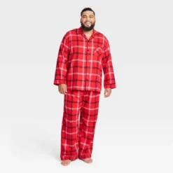 Men's Plaid Flannel Matching Family Pajama Set - Wondershop™ Red -Wondershop GUEST 6ccc9eae c83b 47cd 8f52 10b65de924e0