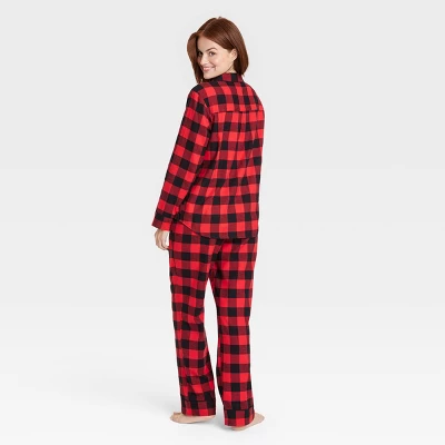 Women's Buffalo Check Flannel Matching Family Pajama Set - Wondershop™ Red 1 Women's Buffalo Check Flannel Matching Family Pajama Set - Wondershop™ Red