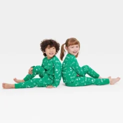 Toddler Ski Scene Matching Family Thermal Pajama Set - Wondershop™ Green -Wondershop GUEST 70160f2c 5e82 484d 81ab 7100f7069a57