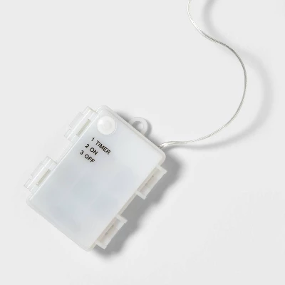 14.25" Battery Operated LED Tinsel Fabric Christmas Tree Novelty Light - Wondershop™ 2 14.25" Battery Operated LED Tinsel Fabric Christmas Tree Novelty Light - Wondershop™ - Image 2