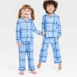 Toddler Plaid Matching Family Pajama Set - Wondershop™ Blue -Wondershop GUEST 79894059 76dc 437f aa72 43c0d1e2a531
