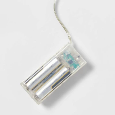 6' Pre-Lit Battery Operated Mixed Greenery 'Joy' Garland With Gold Ribbon - Wondershop™ 2 6' Pre-Lit Battery Operated Mixed Greenery 'Joy' Garland With Gold Ribbon - Wondershop™ - Image 2