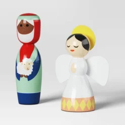 9pc Wood Christmas Nativity Scene Figurine Set - Wondershop™ -Wondershop GUEST 9ac3d45f 3aac 40d7 868c 99e2e50bcf37