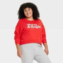 Women's Merry & Bright Matching Family Sweatshirt - Wondershop™ Red 7 Women's Merry & Bright Matching Family Sweatshirt - Wondershop™ Red -Wondershop GUEST a3ca3203 debe 4d45 a3ce 06bb67a44492