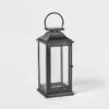 17" Decorative Metal Christmas Lantern Black - Wondershop™