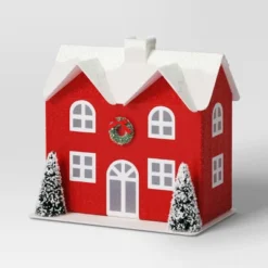 12pc Battery Operated Glittered Paper Christmas Village Set With Bottle Brush Trees And Snowmen - Wondershop™ White/Pink/Blue 16 12pc Battery Operated Glittered Paper Christmas Village Set With Bottle Brush Trees And Snowmen - Wondershop™ White/Pink/Blue -Wondershop GUEST b70eec71 18da 47d8 a8ef f12e5b08b32c