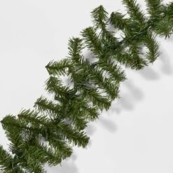 18' Pre-Lit Artificial Pine Bough Christmas Garland Green With Clear Lights - Wondershop™ -Wondershop GUEST bc2e9f9b a3e7 4372 ba00 1b044da3f19f