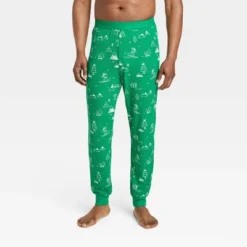 Men's Ski Scene Matching Family Thermal Pajama Pants - Wondershop™ Green -Wondershop GUEST c2d73dbe 5eaf 4cbe a8e6 f6107602329a