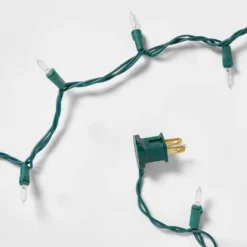 100ct LED Super Bright Mini Christmas String Lights Warm White With Green Wire - Wondershop™ -Wondershop GUEST d580f163 e20a 4381 aad5 65c12c831924