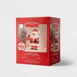 32" Tinsel Santa Christmas Novelty Sculpture Light With 4 Interchangeable Faces - Wondershop™ 9 32" Tinsel Santa Christmas Novelty Sculpture Light With 4 Interchangeable Faces - Wondershop™ -Wondershop GUEST ef27964d 15a0 472a a17e fadf22413f7f