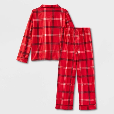Kids' Plaid Matching Family Pajama Set - Wondershop™ Red 2 Kids' Plaid Matching Family Pajama Set - Wondershop™ Red - Image 2
