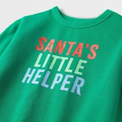 Kids' Santa's Little Helper Matching Family Sweatshirt - Wondershop™ Green -Wondershop GUEST fd7c55f3 64ff 4e27 af4d 50415b5821b2